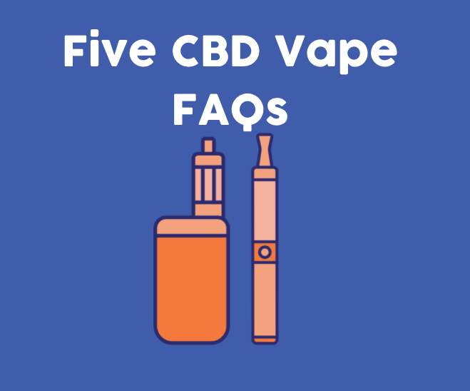 5 CBD Vape Cartridge FAQs