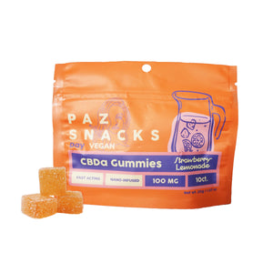 Nano CBDa Gummies - 100 mg - Strawberry Lemonade